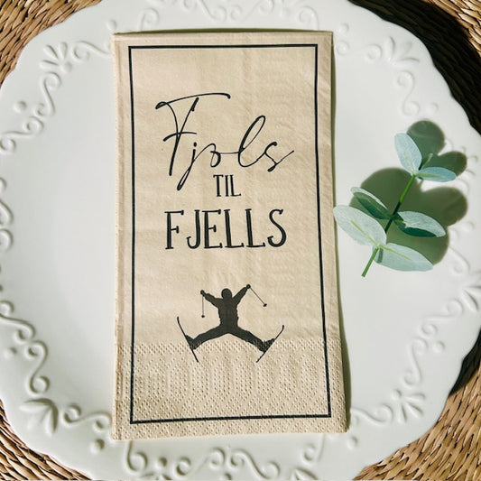 Serviett Fjolls til Fjells