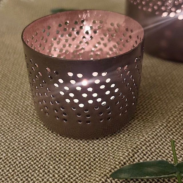 Lysholder metall 6 cm